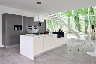 cucina blu e grigio Essenza di Lube cucina blu e grigio Essenza di Lube