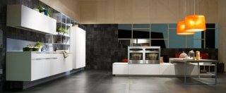 cucina bianca Orange Evolution di Snaidero cucina bianca Orange Evolution di Snaidero
