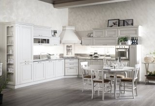 cucina bianca angolare Bolgheri di Stosa Cucine cucina bianca angolare Bolgheri di Stosa Cucine
