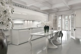 cucina bianca Diamond di Scic Cucine cucina bianca Diamond di Scic Cucine