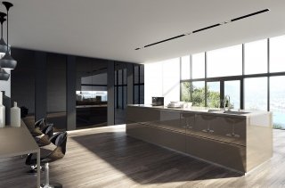 cucina con grande isola Cristallo di Scic Cucine cucina con grande isola Cristallo di Scic Cucine