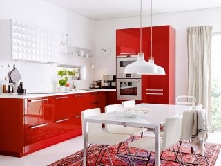 cucina rossa Metod di Ikea cucina rossa Metod di Ikea