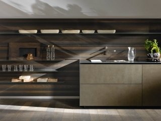 cucina con ante lisce supersottili Riclantica di Valcucine cucina con ante lisce supersottili Riclantica di Valcucine