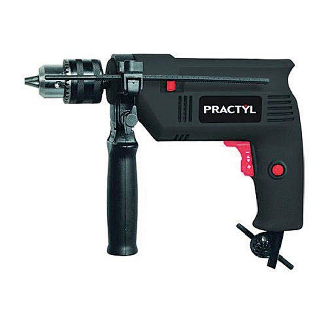 Dotato di impugnatura supplementare, il trapano con filo a percussione ha mandrino 13 mm a cremagliera ed è reversibile. Costa 14,90 euro Z1J-HF-13C-2 di Practyl, distr. Leroy Merlin www.leroymerlin.com Dotato di impugnatura supplementare, il trapano con filo a percussione ha mandrino 13 mm a cremagliera ed è reversibile. Costa 14,90 euro Z1J-HF-13C-2 di Practyl, distr. Leroy Merlin www.leroymerlin.com
