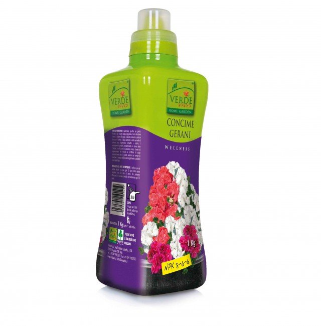 Concime liquido per Gerani verdevivo Concime liquido per Gerani verdevivo
