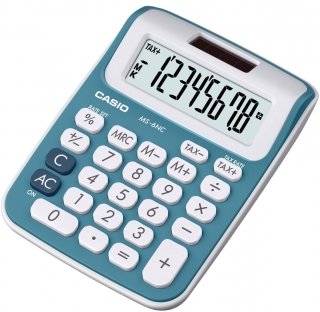 Calcolatrice Ms-6nc Blu di Casio Calcolatrice Ms-6nc Blu di Casio