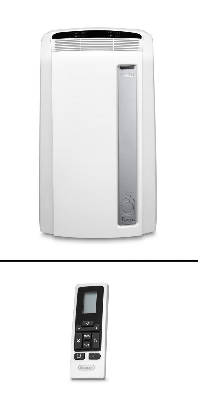 Ha massima potenza frigorifera di 11.000 Btu/h il climatizzatore PAC AN112 Silent di Dè Longhi. In classe A+ utilizza il gas propano R290 naturale e non tossico. Il telecomando permette una facile e rapida impostazione di tutte le funzioni. Ha timer di 24 ore e ruote per essere spostato con facilità. Misura L 45 x 39,5 x h 75 cm. Prezzo 650 euro. www.delonghi.com Ha massima potenza frigorifera di 11.000 Btu/h il climatizzatore PAC AN112 Silent di Dè Longhi. In classe A+ utilizza il gas propano R290 naturale e non tossico. Il telecomando permette una facile e rapida impostazione di tutte le funzioni. Ha timer di 24 ore e ruote per essere spostato con facilità. Misura L 45 x 39,5 x h 75 cm. Prezzo 650 euro. www.delonghi.com