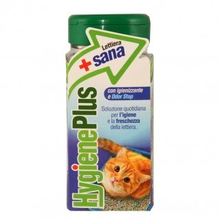 Hygiene Plus Lettiera+Sana è la nuova soluzione igienizzante per la lettiera per gatti di Giuntini una nuovissima soluzione in granuli da aggiungere alla lettiera per eliminare gli odori e abbattere la carica batterica. Hygiene Plus è composta da minerali e sostanze vegetali e contiene un igienizzante, il Presidio Medico Chirurgico Complex 5 capace di annullare il proliferare dei batteri. Grazie all’igienizzante Odor Stop - una molecola brevettata – Hygiene Plus garantisce igiene e freschezza alla lettiera e all’ambiente circostante. Disponibile in confezione di plastica rettangolare da 500 ml, con tappo ermetico per mantenere l’azione igienizzante, Hygiene Plus Lettiera+Sana è comodo da trasportare e da maneggiare ogni giorno. La confezione da 500 ml dura fino a 4/6 settimane, ovvero è consigliata per 20/25kg di lettiera. Prezzo 2,99 euro – www.giuntinipet.it Hygiene Plus Lettiera+Sana è la nuova soluzione igienizzante per la lettiera per gatti di Giuntini una nuovissima soluzione in granuli da aggiungere alla lettiera per eliminare gli odori e abbattere la carica batterica. Hygiene Plus è composta da minerali e sostanze vegetali e contiene un igienizzante, il Presidio Medico Chirurgico Complex 5 capace di annullare il proliferare dei batteri. Grazie all’igienizzante Odor Stop - una molecola brevettata – Hygiene Plus garantisce igiene e freschezza alla lettiera e all’ambiente circostante. Disponibile in confezione di plastica rettangolare da 500 ml, con tappo ermetico per mantenere l’azione igienizzante, Hygiene Plus Lettiera+Sana è comodo da trasportare e da maneggiare ogni giorno. La confezione da 500 ml dura fino a 4/6 settimane, ovvero è consigliata per 20/25kg di lettiera. Prezzo 2,99 euro – www.giuntinipet.it