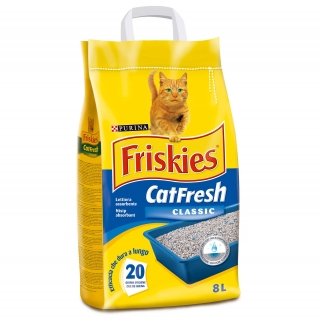 FRISKIES CATFRESH CLASSIC è la lettiera specificatamente studiata per garantire il massimo dell’igiene all’amico felino. Lettiera super assorbente che garantisce il controllo degli odori per oltre 20 giorni,  assicurando allo stesso tempo il massimo della praticità. Prezzo 5,35 euro www.friskies.it FRISKIES CATFRESH CLASSIC è la lettiera specificatamente studiata per garantire il massimo dell’igiene all’amico felino. Lettiera super assorbente che garantisce il controllo degli odori per oltre 20 giorni,  assicurando allo stesso tempo il massimo della praticità. Prezzo 5,35 euro www.friskies.it