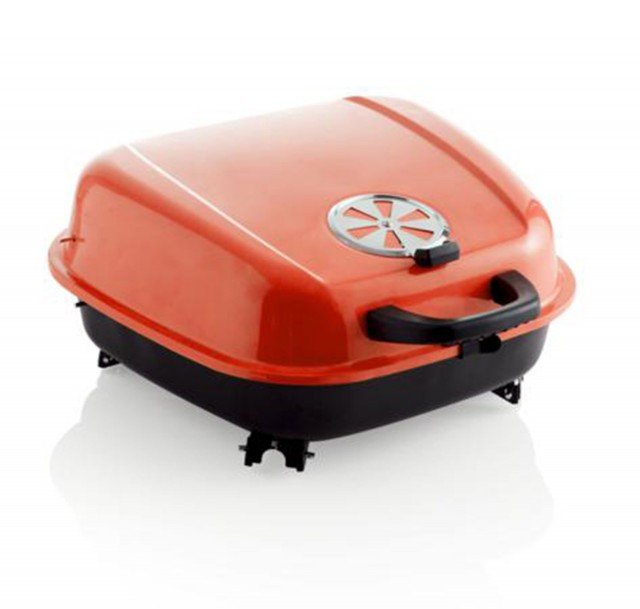 Barbecue Portatile Rosso Metal 55344 di Brandani Barbecue Portatile Rosso Metal 55344 di Brandani