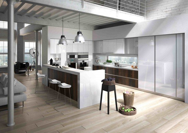 Pregiato legno rovere smoke con un particolare trattamento per Way di Snaidero che ha le ante in laccato lucido bianco artico: sono disponibili cento varianti fra colori e finiture diverse. Il bancone ha proporzioni rigorose ed è solido e compatto. Una base in rovere smoke con un’anta e un piano regolabile misura L 60 x P 56 H 65 cm. Prezzo 243 euro. www.snaidero.it Pregiato legno rovere smoke con un particolare trattamento per Way di Snaidero che ha le ante in laccato lucido bianco artico: sono disponibili cento varianti fra colori e finiture diverse. Il bancone ha proporzioni rigorose ed è solido e compatto. Una base in rovere smoke con un’anta e un piano regolabile misura L 60 x P 56 H 65 cm. Prezzo 243 euro. www.snaidero.it