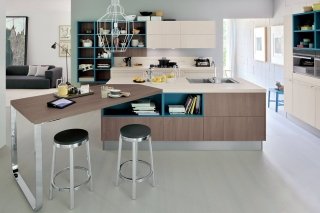cucina aperta sul soggiorno Ethica di Veneta Cucine cucina aperta sul soggiorno Ethica di Veneta Cucine