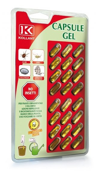 No Insetti Capsule Gel non è un insetticida ma un prodotto naturale No Insetti Capsule Gel non è un insetticida ma un prodotto naturale