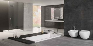 vasca Moove di Jacuzzi realizzata in acrilico bianco lucido o bianco sanitato misura L 160 x P 70 cm. vasca Moove di Jacuzzi realizzata in acrilico bianco lucido o bianco sanitato misura L 160 x P 70 cm.