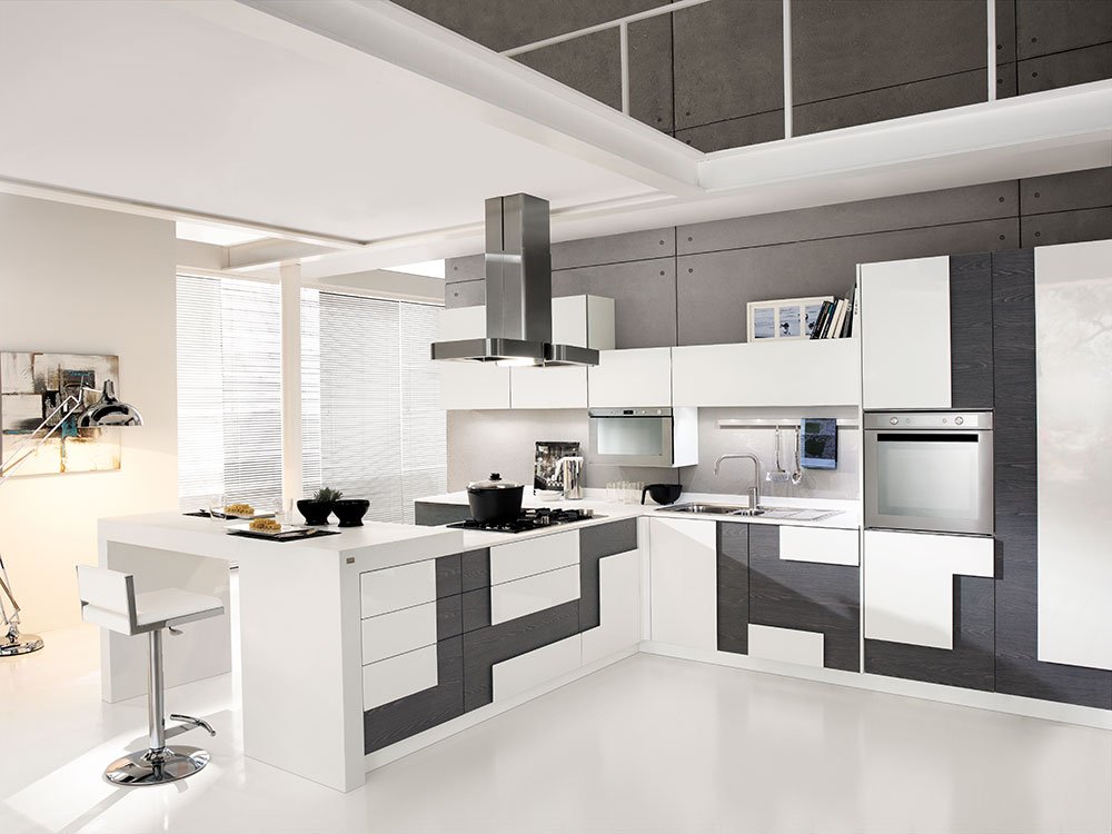 Cucine open space con penisola cose di casa Cucina con snack