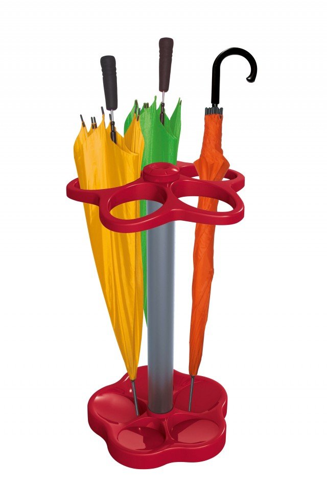 In plastica e acciaio satinato, Flow di Bama è un portaombrelli funzionale dal design moderno, disponibile nei colori rosso e antracite. Misura L 30 x P 30 x H 54 cm. Prezzo 11,90 euro. www.bamagroup.com In plastica e acciaio satinato, Flow di Bama è un portaombrelli funzionale dal design moderno, disponibile nei colori rosso e antracite. Misura L 30 x P 30 x H 54 cm. Prezzo 11,90 euro. www.bamagroup.com