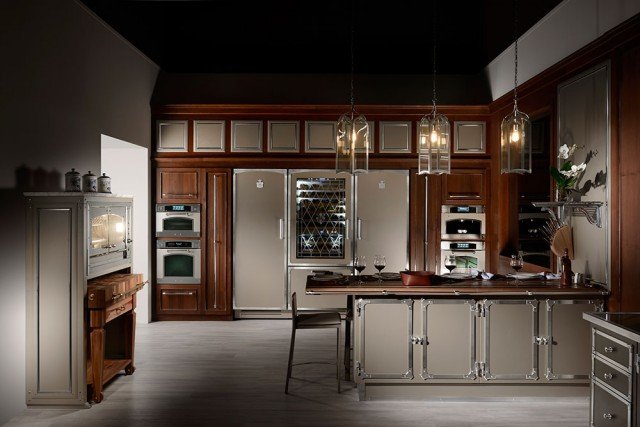 cucina con penisola Officine Gullo cucina con penisola Officine Gullo