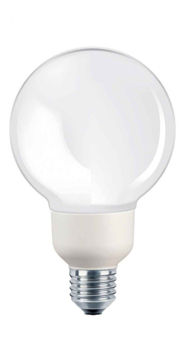lampadina a risparmio energetico attacco E27 20 W luce bianca Softone Globo di Philips lampadina a risparmio energetico attacco E27 20 W luce bianca Softone Globo di Philips