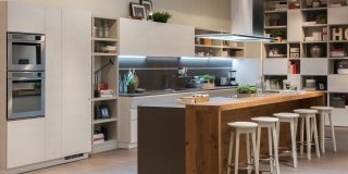 Cucina e soggiorno: un unico ambiente