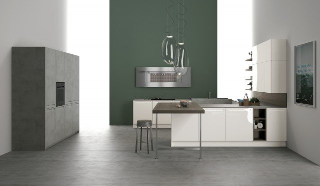 Le ante di Extra di Doimo Cucine si aprono per mezzo di eleganti insenature ricavate nell’anta stessa che ne esaltano il colore laccato lucido disponibile in trentadue varianti. Il tavolo ha il piano impiallacciato rovere e le gambe in metallo lucido. Prezzo su richiesta. www.doimocucine.it Le ante di Extra di Doimo Cucine si aprono per mezzo di eleganti insenature ricavate nell’anta stessa che ne esaltano il colore laccato lucido disponibile in trentadue varianti. Il tavolo ha il piano impiallacciato rovere e le gambe in metallo lucido. Prezzo su richiesta. www.doimocucine.it