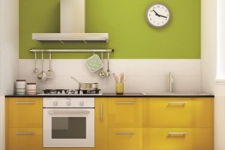 cucina componibile gialla Zest Galaxy di Leroy Merlin cucina componibile gialla Zest Galaxy di Leroy Merlin