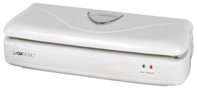 FS 3261 Macchina sigillasacchetti di Clatronic, ideale per porzionare il cibo, sigilla e taglia in una sola operazione è dotata di una potente pompa di aspirazione, finestra per controllo visivo, 2 spie luminose, vano nella base per alloggiamento del cavo di alimentazione. Prezzo: 29,90 euro www.clatronic.it FS 3261 Macchina sigillasacchetti di Clatronic, ideale per porzionare il cibo, sigilla e taglia in una sola operazione è dotata di una potente pompa di aspirazione, finestra per controllo visivo, 2 spie luminose, vano nella base per alloggiamento del cavo di alimentazione. Prezzo: 29,90 euro www.clatronic.it