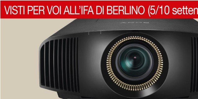 Videoproiettori 4K in mostra a Ifa Berlino 2014: il primo modello Videoproiettori 4K in mostra a Ifa Berlino 2014: il primo modello