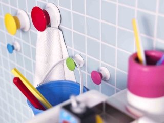 appenditutto Losjön di Ikea da fissare alla parete con viti o nastro adesivo appenditutto Losjön di Ikea da fissare alla parete con viti o nastro adesivo