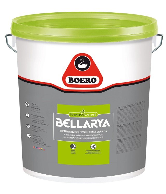 idropittura ipoallergenica per interni Bellarya Painting natural di Boero idropittura ipoallergenica per interni Bellarya Painting natural di Boero