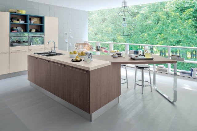 cucina con basi con maniglie Ethica di Veneta Cucine cucina con basi con maniglie Ethica di Veneta Cucine
