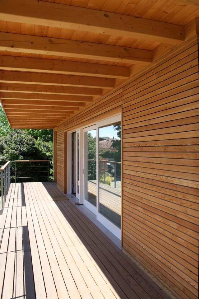 Casa di Blm domus, costruita a Lissago, in provincia di Varese, in legno, prefabbricata. Casa di Blm domus, costruita a Lissago, in provincia di Varese, in legno, prefabbricata.