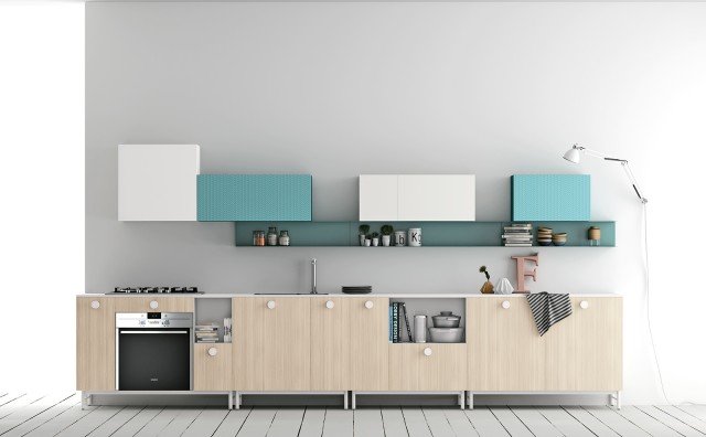 Fjord di Doimocucine è un modello giovane caratterizzato dai pensili delicatamente colorati e dalle basi con i telai in metallo sospesi da terra. I pensili sono dotati di scaffali in metallo verniciato che permettono di esporre piccoli oggetti; inoltre le basi sono arricchite dalla presenza di ampi vani a giorno. Le superfici sono realizzate in laminati textile touch che li rendono piacevoli al tatto declinati nelle delicate tonalità pastello o legno chiaro. Prezzo su richiesta. www.doimocucine.it Fjord di Doimocucine è un modello giovane caratterizzato dai pensili delicatamente colorati e dalle basi con i telai in metallo sospesi da terra. I pensili sono dotati di scaffali in metallo verniciato che permettono di esporre piccoli oggetti; inoltre le basi sono arricchite dalla presenza di ampi vani a giorno. Le superfici sono realizzate in laminati textile touch che li rendono piacevoli al tatto declinati nelle delicate tonalità pastello o legno chiaro. Prezzo su richiesta. www.doimocucine.it