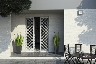 porta doppia grata modello Sikuro di Ermetika porta doppia grata modello Sikuro di Ermetika