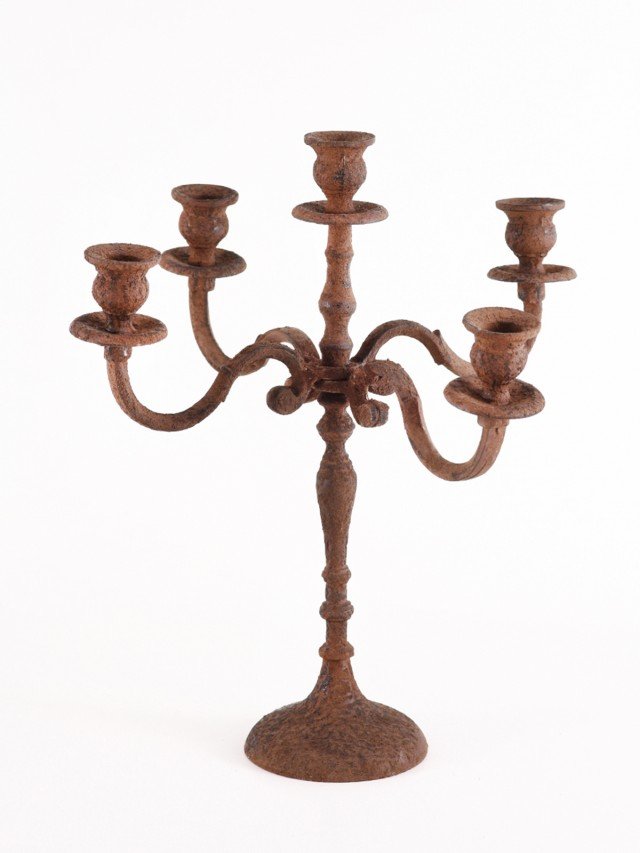 candelabro in ferro anticato di Novità Home candelabro in ferro anticato di Novità Home