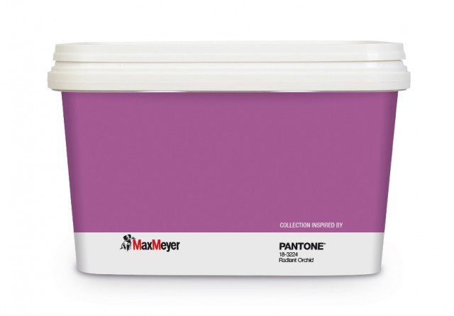 idropittura pronta all'uso nella sfumatura Radiant Orchid Collection inspired by Pantone di MaxMeyer idropittura pronta all'uso nella sfumatura Radiant Orchid Collection inspired by Pantone di MaxMeyer