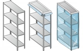 scaffalatura protezione inverno vasi balcone scaffalatura protezione inverno vasi balcone