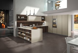 cucina con penisola Way di Snaidero cucina con penisola Way di Snaidero