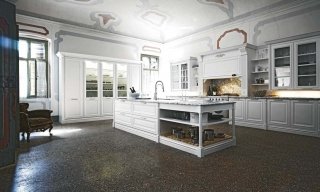 cucina laccata bianca Elite di Cesar cucina laccata bianca Elite di Cesar