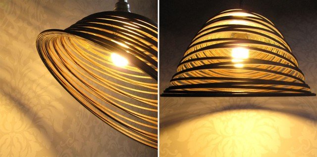Sospensione Planisfera in vimini tagliato al laser di KoAl Design Sospensione Planisfera in vimini tagliato al laser di KoAl Design