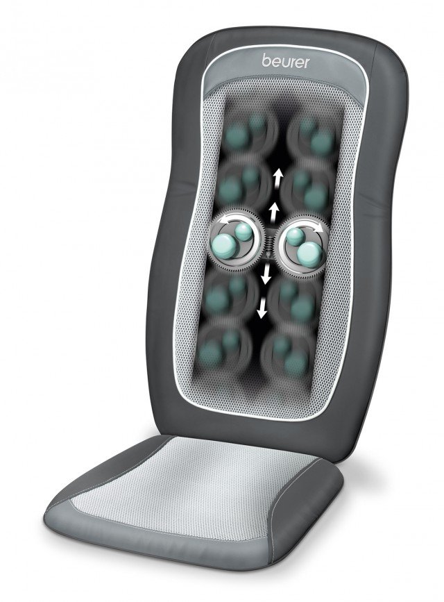 Il coprisedile per massaggio shiatsu MG 200 HD Enjoy di Beurer dispone di quattro teste rotanti, posizionate a coppia, che ricoprono tre zone di massaggio. Di semplice utilizzo grazie all’apposito interruttore, è possibile posizionarlo su qualsiasi sedile dotato di schienale. E’ disponibile nei colori nero e crema. Prezzo 154,90 euro. www.beurer.com Il coprisedile per massaggio shiatsu MG 200 HD Enjoy di Beurer dispone di quattro teste rotanti, posizionate a coppia, che ricoprono tre zone di massaggio. Di semplice utilizzo grazie all’apposito interruttore, è possibile posizionarlo su qualsiasi sedile dotato di schienale. E’ disponibile nei colori nero e crema. Prezzo 154,90 euro. www.beurer.com