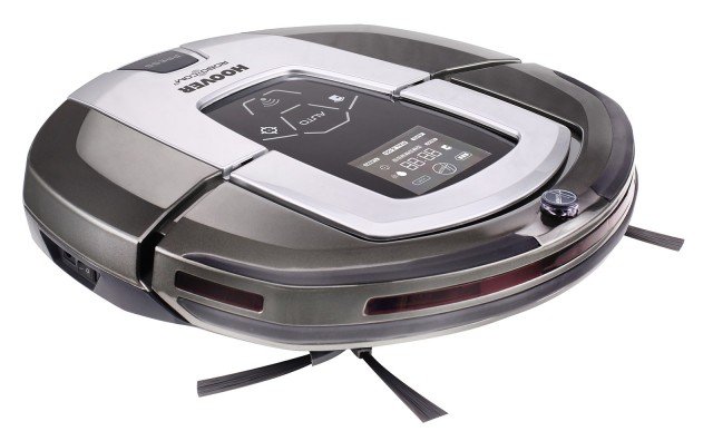 Robo.com3 RBC090 di Hoover è dotato della tecnologia di navigazione AAITM, Algoritmic Advanced Intelligence in grado di decidere il percorso migliore per la pulizia più efficace della casa e di un sistema di controllo tramite wi-fi. Le sue dimensioni (solo 68 millimetri di spessore) permettono di pulire agilmente anche sotto i mobili e i divani. Inoltre il contenitore raccogli polvere da 0,5 litri e le batterie al litio, assicurano un’autonomia fino a 120 minuti. Prezzo 549,90 euro. www.hoover.it Robo.com3 RBC090 di Hoover è dotato della tecnologia di navigazione AAITM, Algoritmic Advanced Intelligence in grado di decidere il percorso migliore per la pulizia più efficace della casa e di un sistema di controllo tramite wi-fi. Le sue dimensioni (solo 68 millimetri di spessore) permettono di pulire agilmente anche sotto i mobili e i divani. Inoltre il contenitore raccogli polvere da 0,5 litri e le batterie al litio, assicurano un’autonomia fino a 120 minuti. Prezzo 549,90 euro. www.hoover.it
