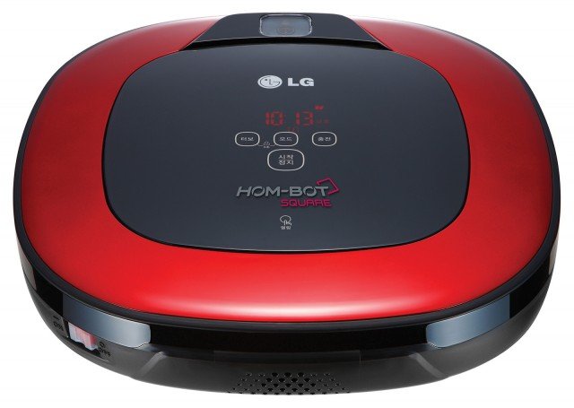 LG Hom-Bot Square VR6260LV di Lg ha forma quadrata e ha spazzole laterali per arrivare negli angoli. Grazie alla combinazione fra doppia telecamera, sensore ultrasuoni ed infrarossi, è in grado di mappare l’intero spazio circostante e calcolare autonomamente il percorso ottimale per garantire una pulizia perfetta, gestita in completa autonomia. Prezzo 449 euro. www.lge.it LG Hom-Bot Square VR6260LV di Lg ha forma quadrata e ha spazzole laterali per arrivare negli angoli. Grazie alla combinazione fra doppia telecamera, sensore ultrasuoni ed infrarossi, è in grado di mappare l’intero spazio circostante e calcolare autonomamente il percorso ottimale per garantire una pulizia perfetta, gestita in completa autonomia. Prezzo 449 euro. www.lge.it
