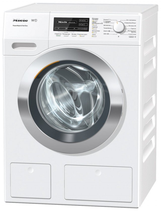 Mentre lava emette solo 46 dB di rumorosità la lavatrice WKH 130 WPS di Miele. Ha programma QuickPowerWash per un lavaggio veloce di meno di un’ora e sistema per il dosaggio automatico del detersivo. In classe A+++. Misura L 59,6 x P 6,36 x H 85 cm. Prezzo 1.599 euro. www.mieleitalia.it Mentre lava emette solo 46 dB di rumorosità la lavatrice WKH 130 WPS di Miele. Ha programma QuickPowerWash per un lavaggio veloce di meno di un’ora e sistema per il dosaggio automatico del detersivo. In classe A+++. Misura L 59,6 x P 6,36 x H 85 cm. Prezzo 1.599 euro. www.mieleitalia.it