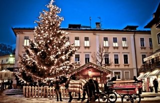 Shopping ad alta quota tra gli stand del mercatino Magnifico di Fiemme, in provincia di Trento, aperto fino al 6 gennaio. Shopping ad alta quota tra gli stand del mercatino Magnifico di Fiemme, in provincia di Trento, aperto fino al 6 gennaio.
