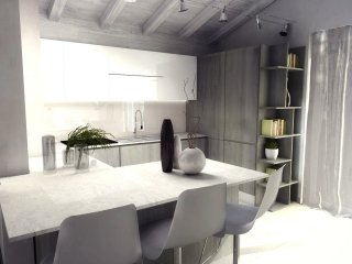 casa-mansarda-cucina