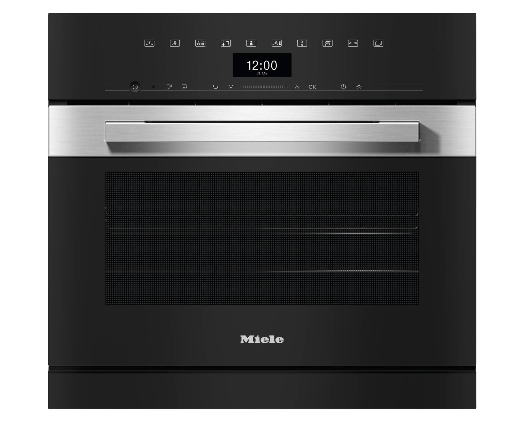 In classe A+, il forno a vapore combinato DGC 7440 HC di Miele cuoce anche su 3 livelli contemporaneamente e consente di scegliere tra cottura tradizionale, a vapore o combinata, che unisce calore umido e secco. Il display DirectSensor facilita la selezione delle funzioni e la programmazione, ma è controllabile anche da remoto grazie all’app Miele@mobile. La funzione di autopulizia HydroClean e il vano in acciaio inox offrono praticità di manutenzione. Prezzo 3.755 euro. www.miele.it In classe A+, il forno a vapore combinato DGC 7440 HC di Miele cuoce anche su 3 livelli contemporaneamente e consente di scegliere tra cottura tradizionale, a vapore o combinata, che unisce calore umido e secco. Il display DirectSensor facilita la selezione delle funzioni e la programmazione, ma è controllabile anche da remoto grazie all’app Miele@mobile. La funzione di autopulizia HydroClean e il vano in acciaio inox offrono praticità di manutenzione. Prezzo 3.755 euro. www.miele.it