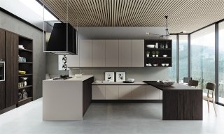 pensili nella finitura Maxxi Matt Mokaccino Kalì 2 di Arredo3 pensili nella finitura Maxxi Matt Mokaccino Kalì 2 di Arredo3