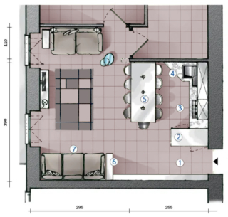 posta progetto cucina tutto grigio
