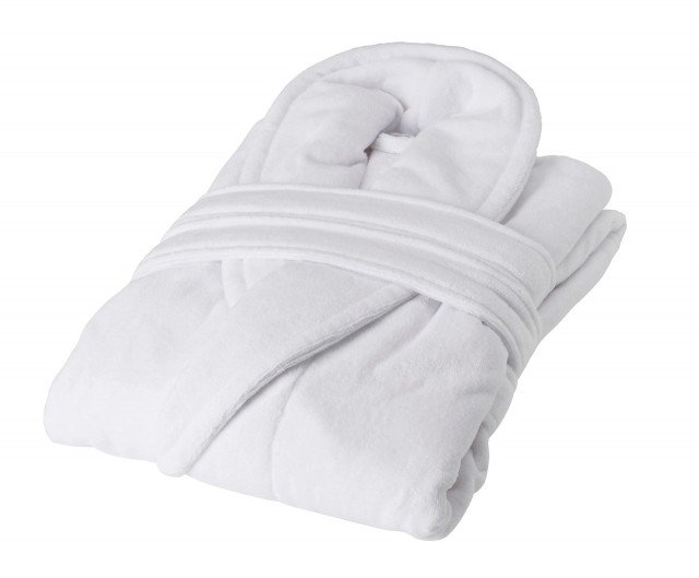 accappatoio bianco Njuta di Ikea in 100% cotone accappatoio bianco Njuta di Ikea in 100% cotone