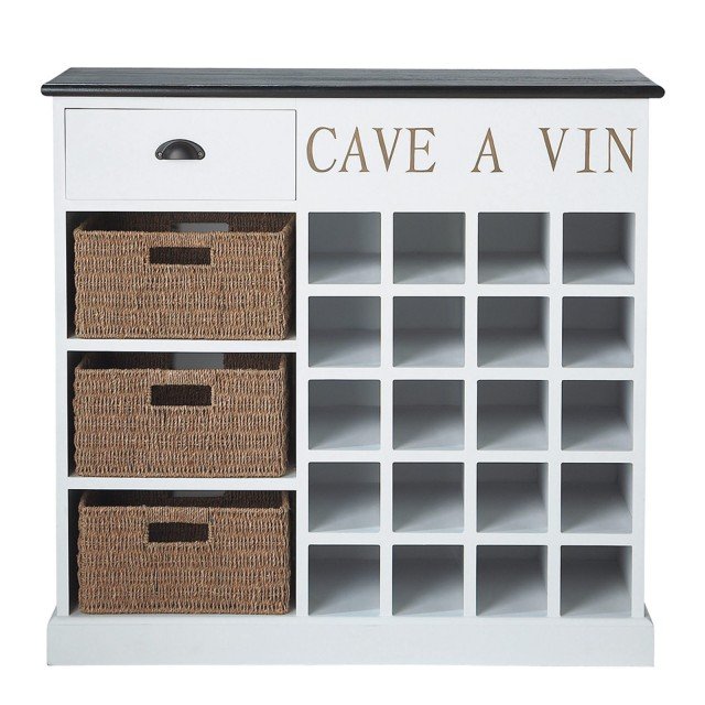 Comptoir des épices di Maisons du monde è un mobiletto di sapore rétro in legno bianco sporco dotato di vani per le bottiglie e cesti in canna d’India. È impreziosito da maniglie a forma di conchiglia in ferro satinato e da una scritta color grigio. Misura L 102 x P 40 x H 97 cm. Prezzo 299,90 euro. www.maisonsdumonde.com Comptoir des épices di Maisons du monde è un mobiletto di sapore rétro in legno bianco sporco dotato di vani per le bottiglie e cesti in canna d’India. È impreziosito da maniglie a forma di conchiglia in ferro satinato e da una scritta color grigio. Misura L 102 x P 40 x H 97 cm. Prezzo 299,90 euro. www.maisonsdumonde.com
